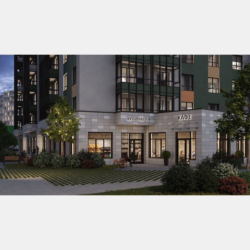 Квартира-студия, 21,6 м², 9/18 эт.