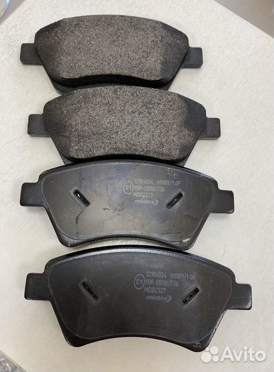 Тормозные колодки перед renault