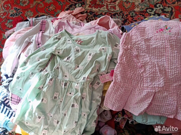 Детские вещи пакетом на девочку 98 104
