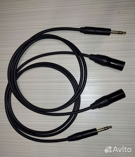 Canare Jack-XLR балансные для студийных мониторов