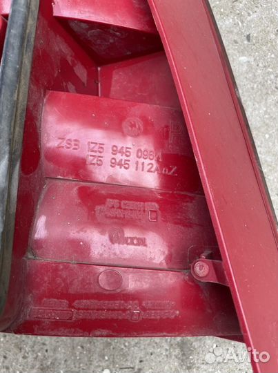 Задний правый фонарь Skoda Octavia