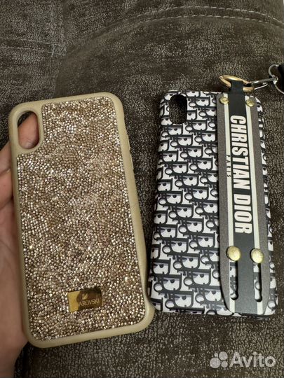 Брендовый чехол на айфон X