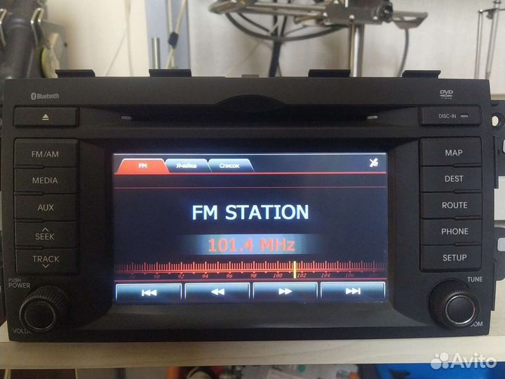 Штатная магнитола Kia Mohave