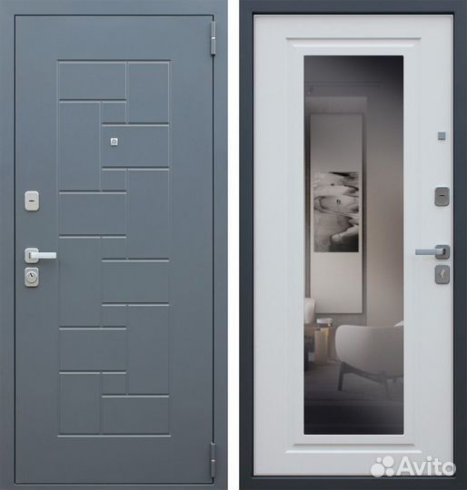 Дверь Айсберг с окном и терморазрывом