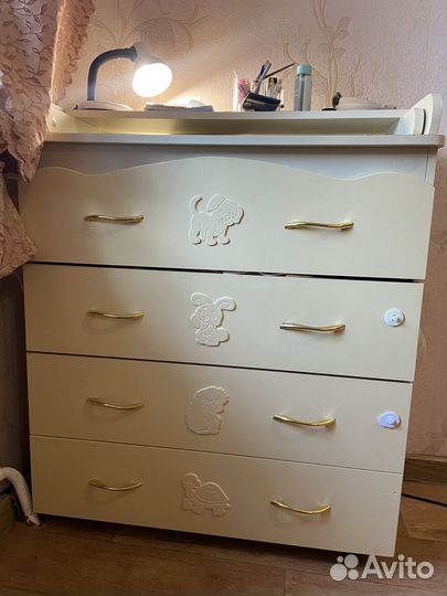 Комод детский с пеленальным столиком