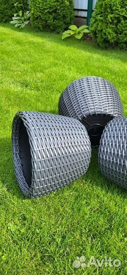 Кашпо (корзина) из ротанга 12 литров