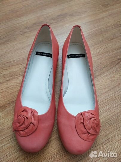 Туфли-лодочки, кожа