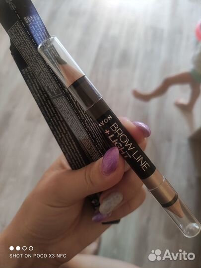 Карандаш для бровей эйвон