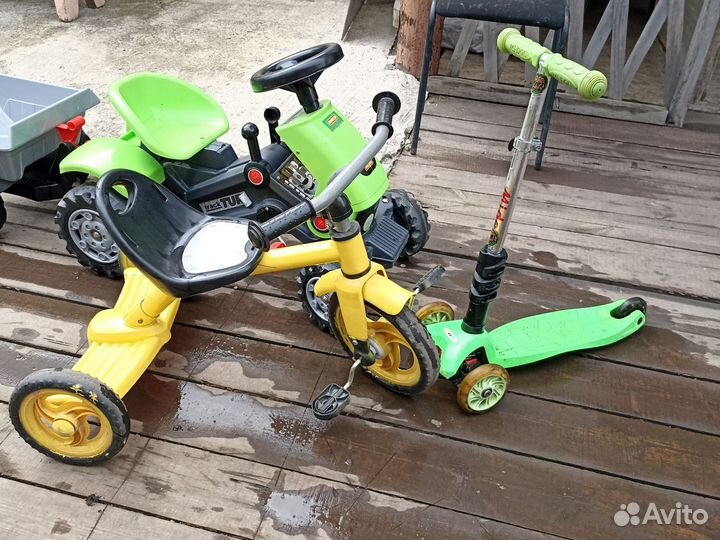 Велосипед - трактор, самокат, велосипед