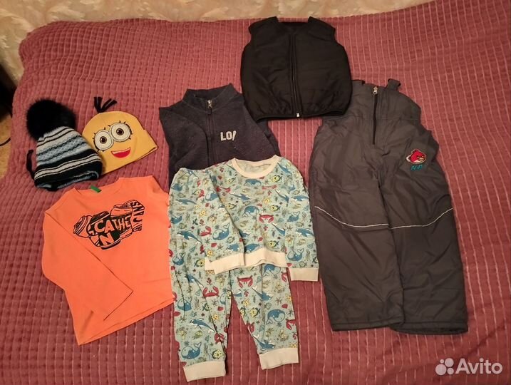 Пакет одежды на мальчика 4-х лет