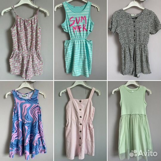 Платья пакетом для девочки 122