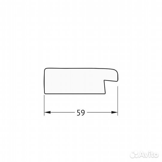 Зеркало Evoform Definite 64х64 BY 0616 в багетной