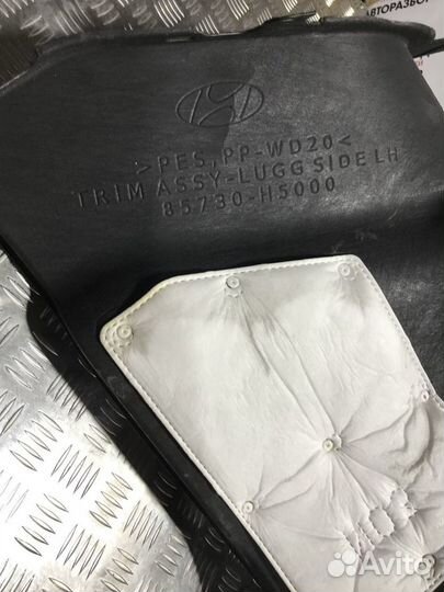 Обшивка багажника Hyundai Solaris 2