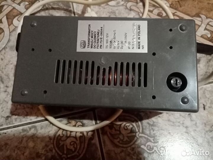 Понижающий трансформатор тс 100 12в