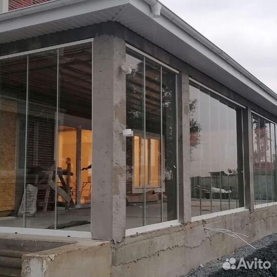 Раздвижные окна из двери для террас и веранд