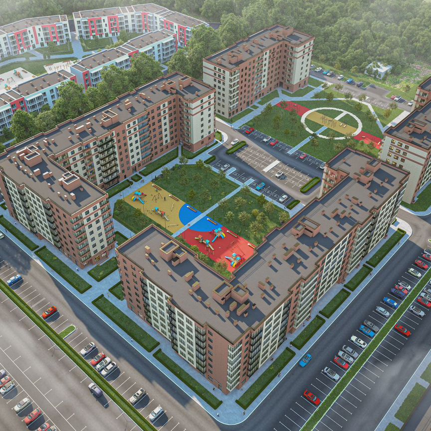 2-к. квартира, 53,2 м², 7/8 эт.