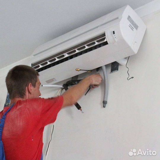 Установка и монтаж кондиционеров закладка трасс