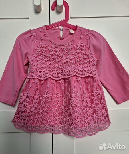 Платье туника для девочки 80