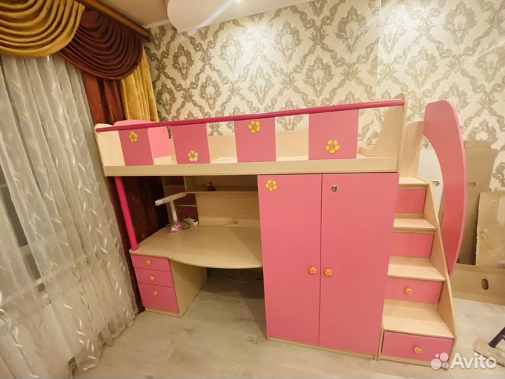 Детская кровать чердак Шатура