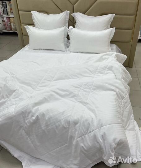 Белье постельное с готовым одеялом хлопок