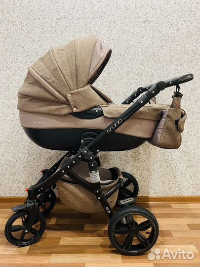 Коляска riko bruno natural 2в1