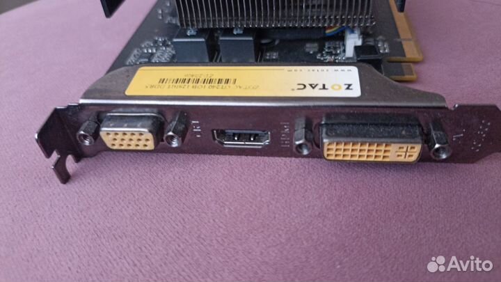 Видеокарта Zotac gt240 1gb ddr5