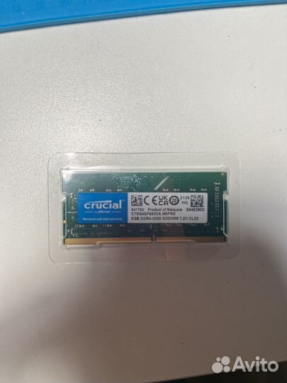 Оперативная память ddr4 8gb 3200 crucial
