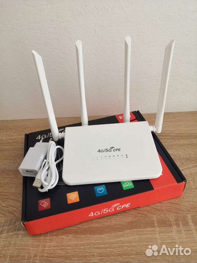 Модем-роутер LTE wifi 4G, слот sim