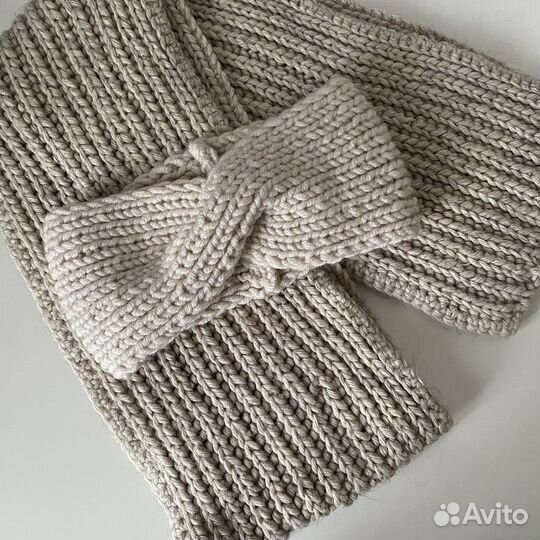 Комплект шапка и шарф