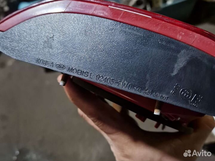 Фонарь задний левый киа sportage 3