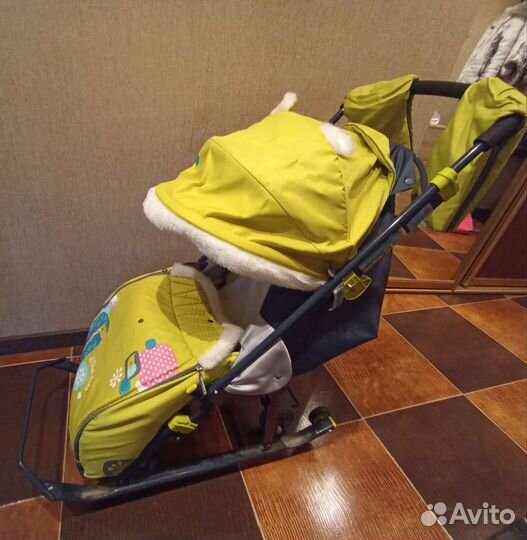 Коляска санки ника