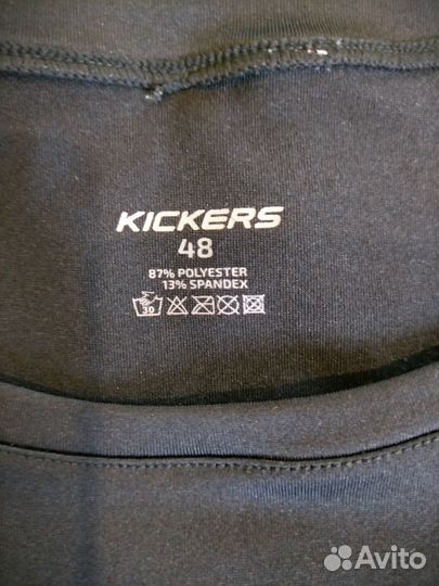 Футболка женская kickers, для занятия спортом