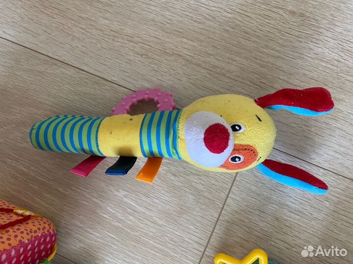 Грызунки, игрушки мягкие, погремушки