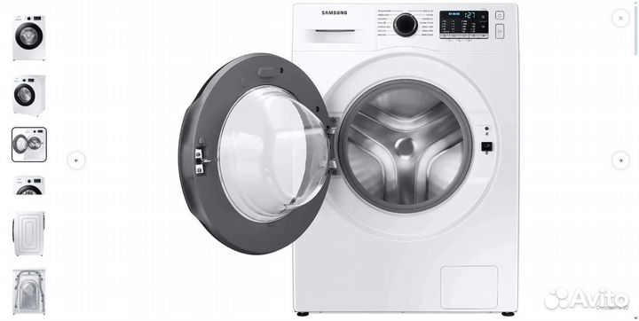 Samsung WW80TA046AE/LE/широкая/8кг/1400об/инвертор