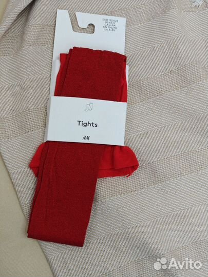 Колготки hm капроновые 122/128, новые