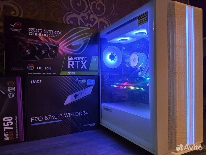 Новый Пк Core i5 13500+ROG Strix Gaming RTX 12GB