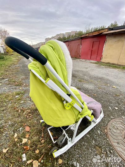 Детские санки с колесами