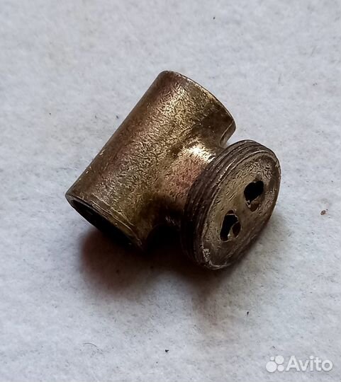 Тройник латунный резьбовой СССР