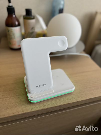 Беспроводное зарядное устройство Deppa 3в1, 20 W