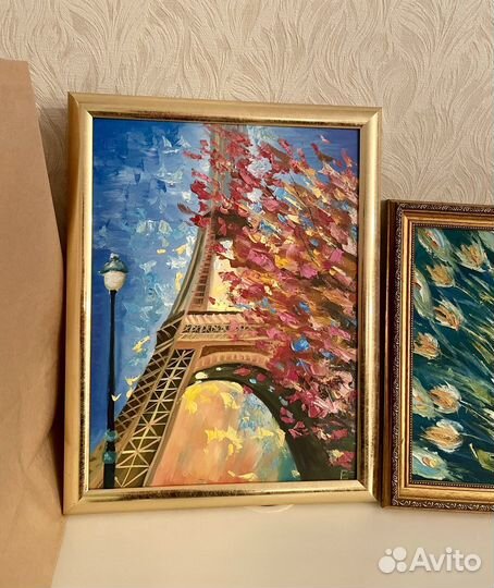 Картина Париж маслом