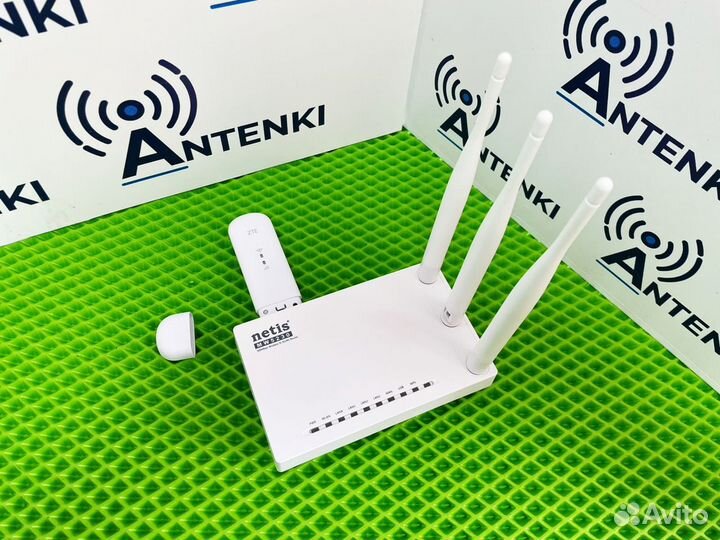 Комплект роутер ZBT Wе1626 + модем ZTE MF 79