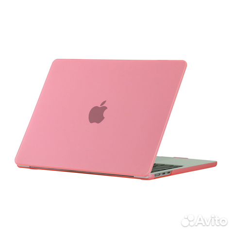 Чехол для MacBook 12 матовый розовый