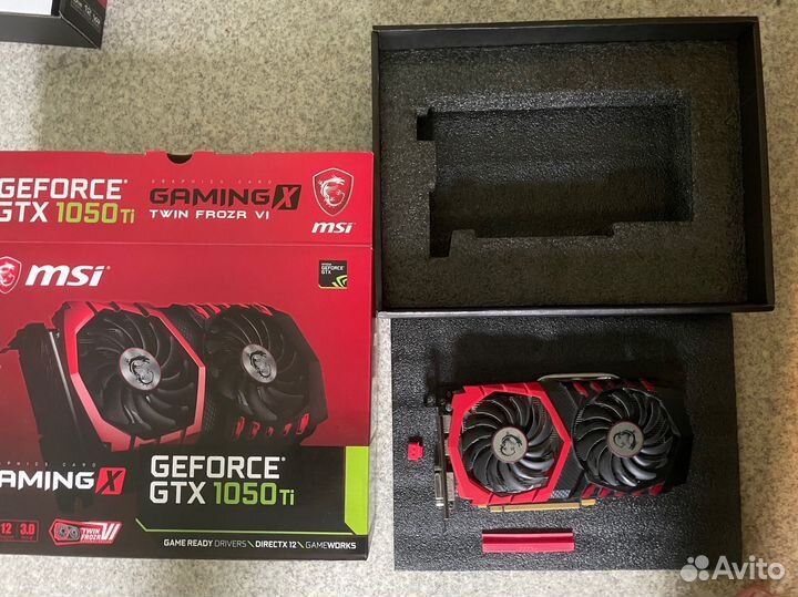 Видеокарта gtx 1050 ti msi