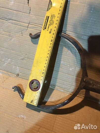 Ухват из нержавейки для чугунка