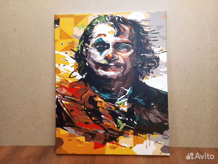 Картина по номерам Джокер готовая