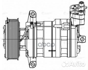 Компрессор кондиционера (запчасть) lcac14AX luzar