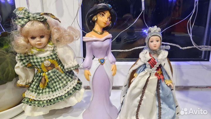 Куклы фарфор и пластик,высылаю
