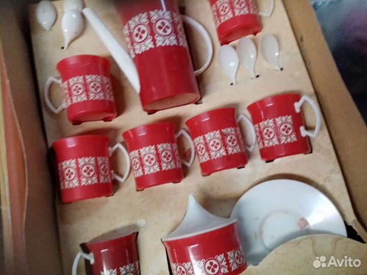 Детская. Игрушка. Кофейный сервиз. СССР