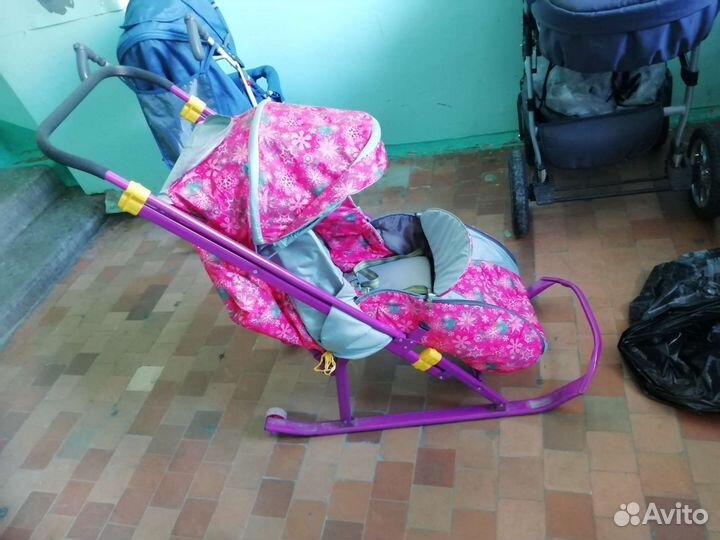 Коляска санки