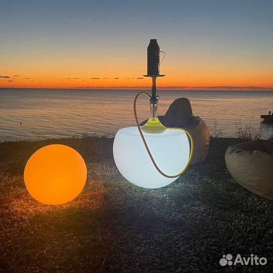 Уличные LED столы, шары, полусферы, кубы и плитка